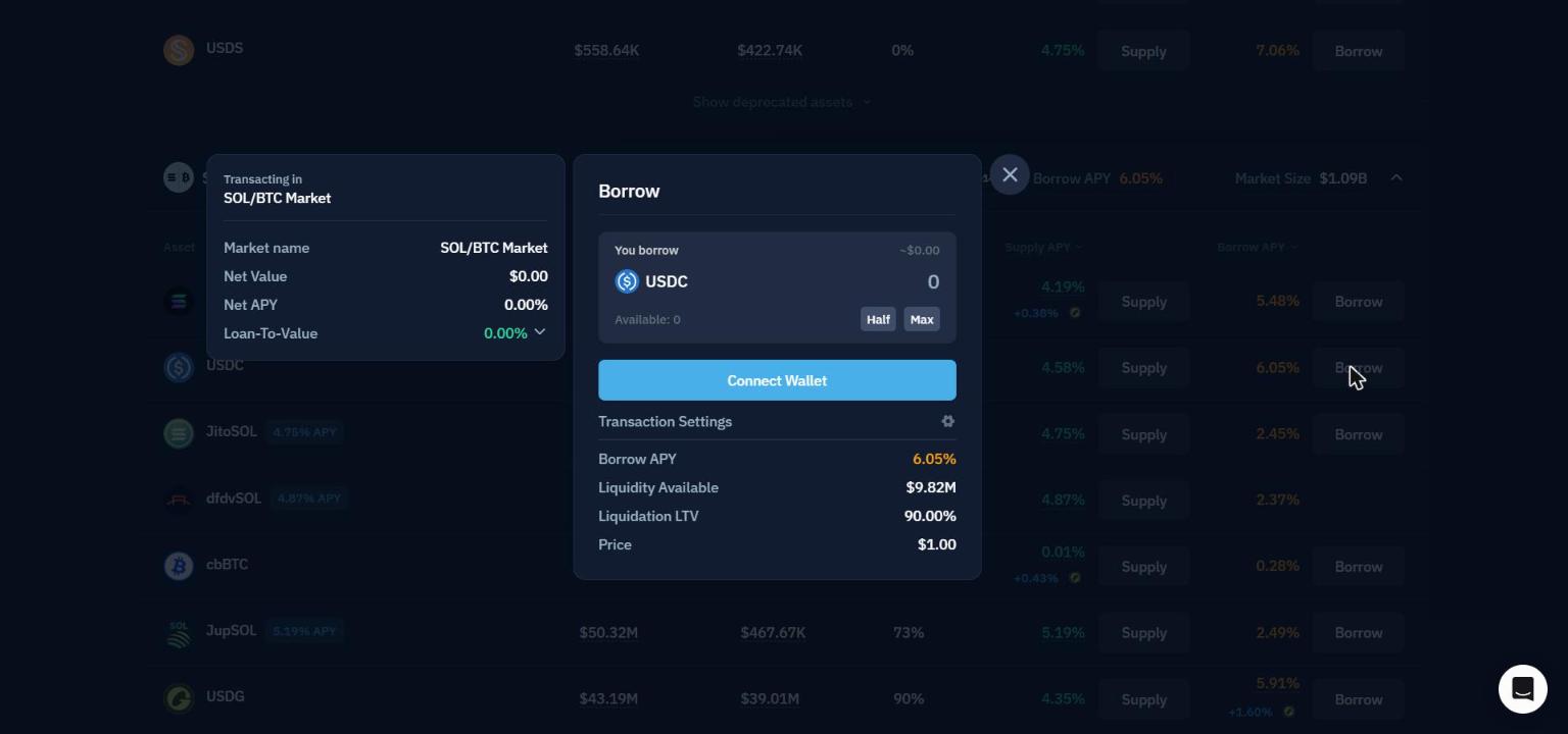 The amount, and the risk, kamino.com today